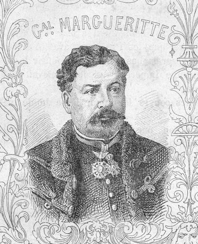 Portrét francouzského generála Jeana-Augusta Marguerita, prusko-francouzská válka od Unbekannter Künstler