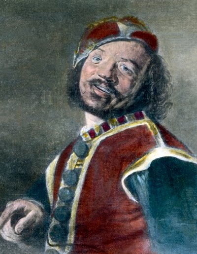 Portrét žongléra od Unbekannter Künstler