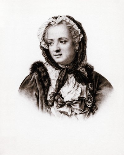 Portrét francouzské královny Marie Lescszinské, královny francouzské (Leczinska, Lescszinka nebo Leszinka). od Unbekannter Künstler