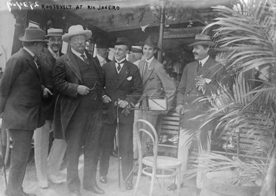 Prezident Theodore Roosevelt v Rio de Janeiru před vědeckou expedicí Roosevelt-Rondon od Unbekannt