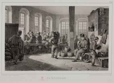 Zpracování surovin, metalurgie Zpracování kovové rudy, Německo, c 1851 od Unbekannt