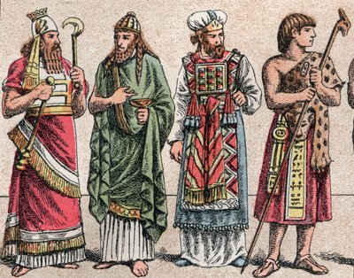 Náboženské kostýmy ve starověku (barva lito) od Unbekannt