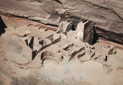 Zbytky Antelope House, Národní památník Canyon de Chelly, indiánská rezervace Navajo, Arizona, USA (foto) od Benjamin Baud
