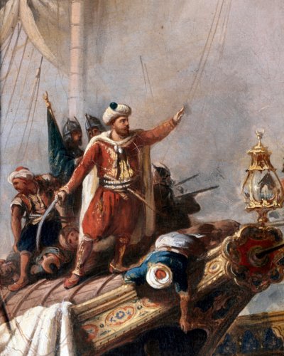 Zastoupení Hayreddina Barbarossy. Detail. (Malování) od Unbekannter Künstler
