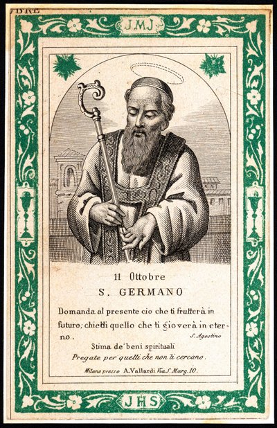 Reprezentace Saint Germain, začátek 20. století (tisk) od Unbekannter Künstler