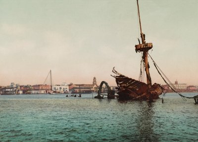 Restos del USS Maine, Havana (foto) od Unbekannt