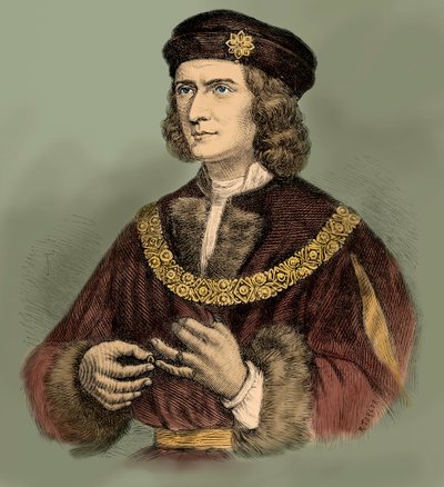 Richard III král Anglie (rytina) od Unbekannter Künstler
