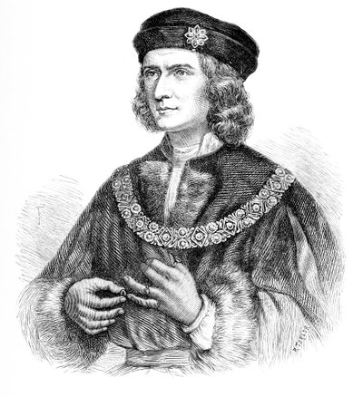 Richard III král Anglie (rytina) od Unbekannter Künstler