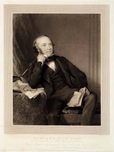 Rowland Hill, původce penny post od Unbekannt