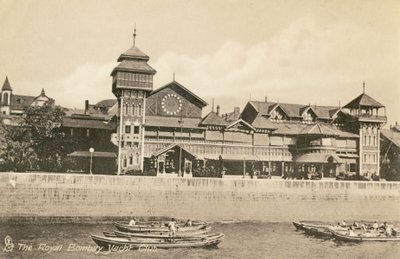 Royal Bombay Yacht Club RBYC, Bombaj, cca 1900 (foto) od Unbekannter Künstler