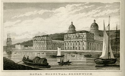 Královská nemocnice, Greenwich od Unbekannt