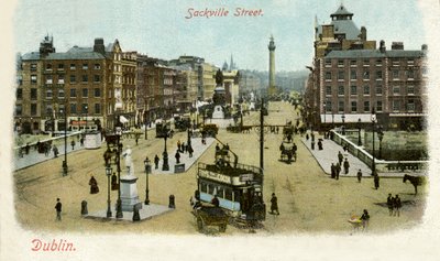 Sackville Street, Dublin od Unbekannter Künstler