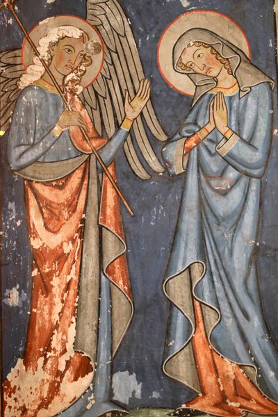 Saint-Pierre-le-Jeune protestantský kostel, Fresco, Štrasburk, Francie. od Unbekannter Künstler