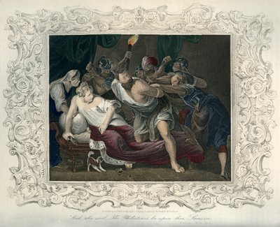 Samson zajatý Filištíny - Bible od Unbekannter Künstler
