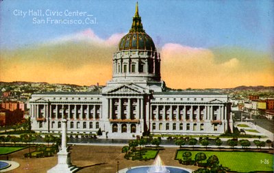 San Francisco: San Francisco: radnice, Civic Center od Unbekannter Künstler