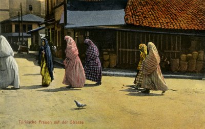 Sarajevo - zahalené turecké ženy od Unbekannter Künstler