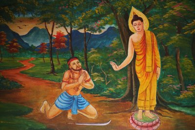 Scéna ze života Buddhy Vientiane Laos od Unbekannt