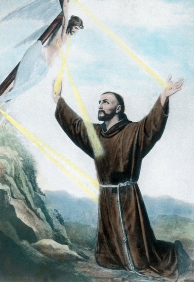 Scéna ze života svatého Františka z Assisi od Unbekannter Künstler