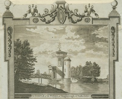Shugborough - Temple of the Winds: rytina, nd [c 1770] od Unbekannt