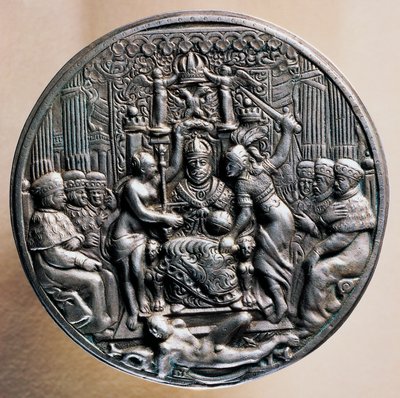 Stříbrná medaile s jezdeckým portrétem císaře Rudolfa II. Habsburského (1552-1612) od William M. Timlin
