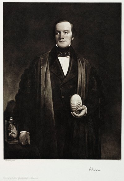 Sir Richard Owen, anglický přírodovědec a paleontolog, c 1845 od Unbekannt