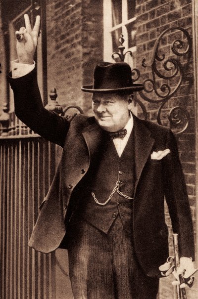 Sir Winston Churchill - od Unbekannter Künstler