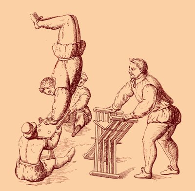 Somersaults od Unbekannter Künstler