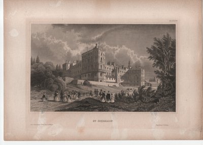Hrad St. Germain u Paříže od Unbekannter Künstler