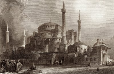 Svatá Sofie / Hagia Sophia Konstantinopol od Unbekannter Künstler