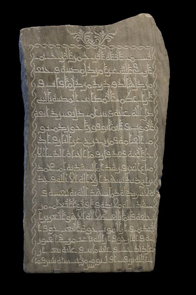 Hvězdy Umm Muhammad. Egypt, 230 H./845. Mramor, vyřezávaný dekor. muzeum Louvre od William M. Timlin
