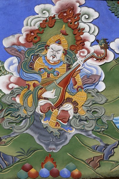 Chrám tisíce Buddhů Dashang Kagyu Ling sbor Strážce chrámu, La Boulaye, Francie od Unbekannt