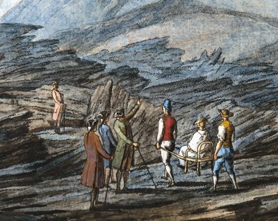 Atrio údolí Cavallo, Neapolské království, c od Unbekannter Künstler