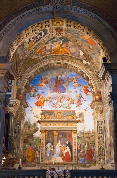 Kaple Carafa, Santa Maria sopra Minerva, Řím, Itálie (foto) od Unbekannter Künstler