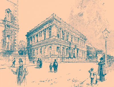 Carlton Club, Pall Mall, Londýn od Unbekannter Künstler
