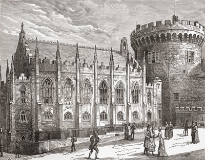 The Chapel Royal, Dublin Castle, Irsko na konci 19. století, z Our Own Country, publikováno 1898 od Unbekannt