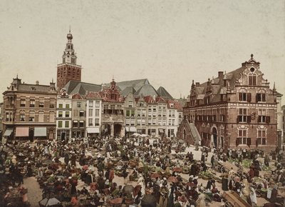 Velký trh, Nijmegen, kolem roku 1900 od Unbekannt