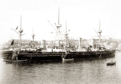 Italské torpédo "Etna" kolem roku 1885. od Unbekannter Künstler