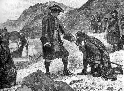 Přistání prince Charlieho od Unbekannter Künstler