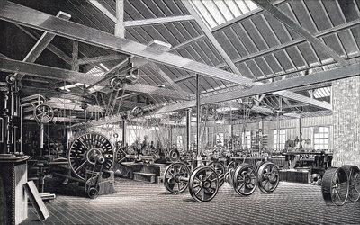 The Machine House of Atlas Engine Works. od Unbekannt