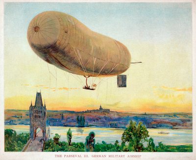 "The Parseval III: Německá vojenská vzducholoď" od Unbekannt