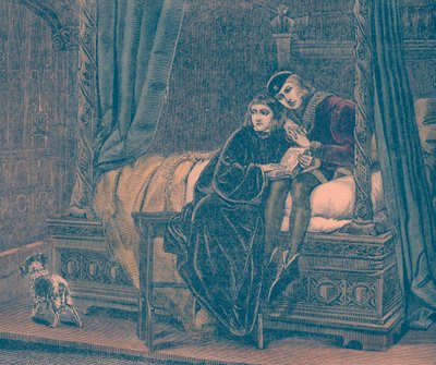 Princové ve věži (rytina) od Unbekannter Künstler