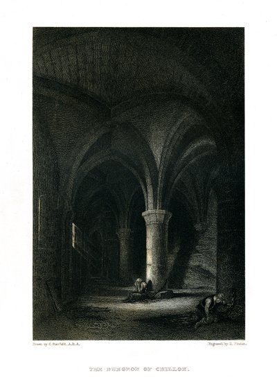 Vězeň z Chillonu od Unbekannter Künstler