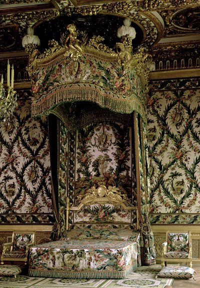 Královská postel, pravděpodobně 18. století (foto) od Unbekannt