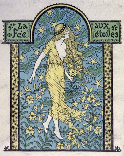 Hvězdná víla, kolem roku 1900 (ilustrace) od Unbekannter Künstler