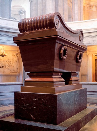 Hrobka vojenského muže a císaře francouzského Napoleona I. Bonaparta (1769-1821). Paříž. Invalidní. ©AISA/Leemage od Unbekannt