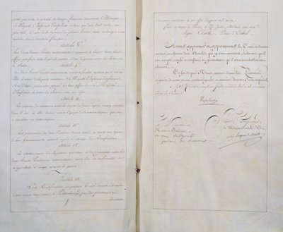 Smlouva o věčném míru a přátelství mezi Francií a Ruskem, podepsaná v Paříži 20. července od Unbekannt