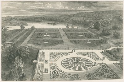 Trentham Gardens: dřevoryt, a [? 19. století] od Unbekannt