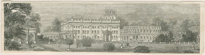 Trentham Hall: dřevoryt, a [? polovina 19. století] od Unbekannt