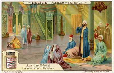 Turecko: Uvnitř mešity od Unbekannter Künstler