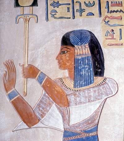 Údolí královen, syn RAMSESE II. Místo Luxor, Egypt. od 
